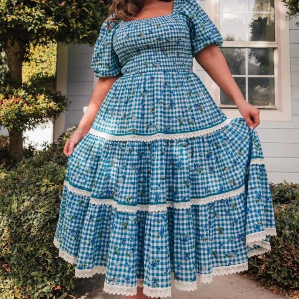 JessaKae Blueberry Muffin Dress 1X (fits like a 20-22)